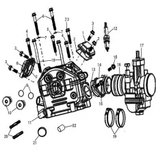 气缸头部件 CYLINDER HEAD ASSY