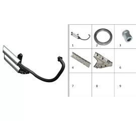 Double row silencer