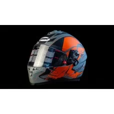 ШЛЕМ GEON 967-2 MATT GREY/ORANGE