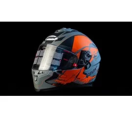 ШЛЕМ GEON 967-2 MATT GREY/ORANGE