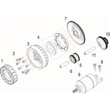 E13 ELECTRIC STARTER ASSY(电起动分总成)