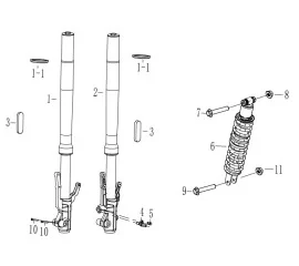 F02 前叉 FRONT FORK ASSY