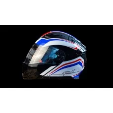 Шлем GEON 950 Adventure Модуляр с очками Blue/Black L (59-60)