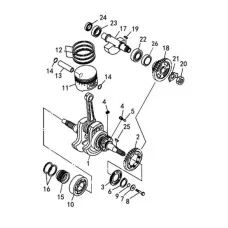 700 CRANKSHAFT PISTON