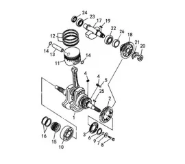 700 CRANKSHAFT PISTON