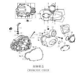 曲轴箱盖 CRANKCASE COVER