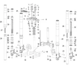 F02 前叉 FRONT FORK ASSY.