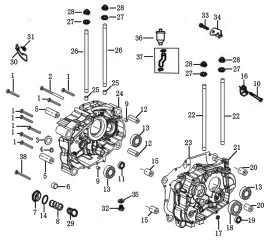 曲轴箱 CRANKCASE