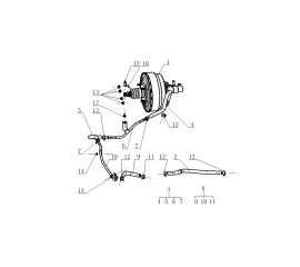 Master Brake Cylinder - DK15 Gasoline Engine