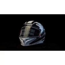 ШЛЕМ GEON 978s GLOSSY BLACK/WHITE M