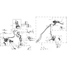 F06 前后制动 REAR DISC BRAKE ASSY