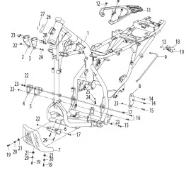 F12车架FRAME BODY ASSY.