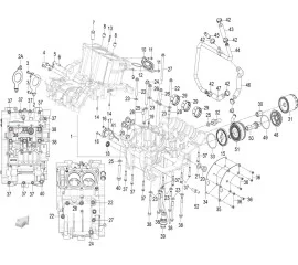 E05 CRANKCASE SUB-ASSY(曲轴箱分总成)