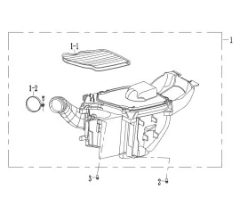 F07 空滤器总成 AIR CLEANER
