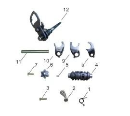 Gear Shift Mechanism Assembly