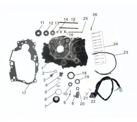 Left Crankcase Assembly