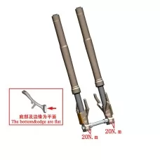 front shock absorber assy