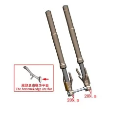 front shock absorber assy