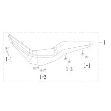 F09 座垫 SEAT ASSY.