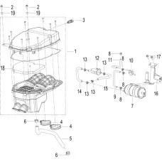 F06 空滤器 AIR CLEANER ASSY.