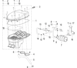 F06 空滤器 AIR CLEANER ASSY.