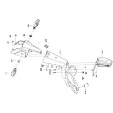 F15后挡泥后段组合REAR FENDER