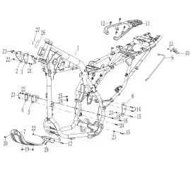 F12 车架 FRAME BODY ASSY.
