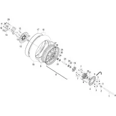 F09 后轮 REAR WHEEL ASSY.