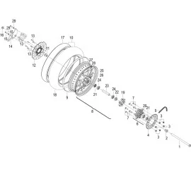 F09 后轮 REAR WHEEL ASSY.