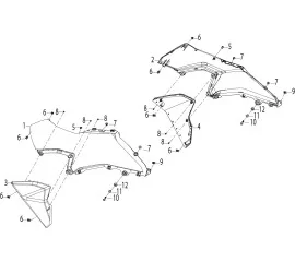 F19油箱护板FUEL TANK GUARD PLATE