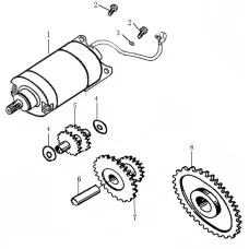 电启动机构 ELECTRIC STARTING MECHANISM