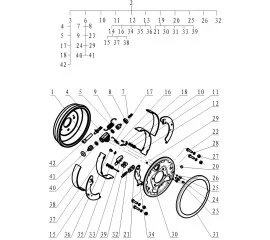 Rear brake
