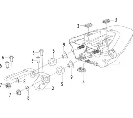 F13 尾灯 TAIL LIGHT ASSY