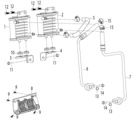 F22冷器总成RADIATOR