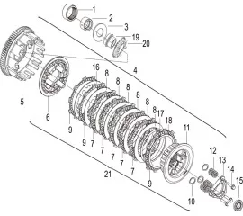 E10_1 CLUTCH SYSTEM(离合器分总成)