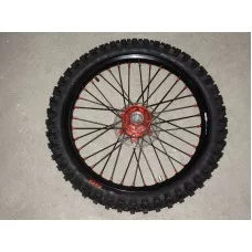 Диск колесный передний в сборе с покрышкой 80/100/21 -- DAKAR GNX 250