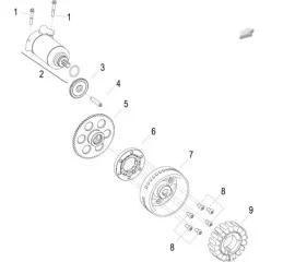 ELECTRIC STARTER ASSY