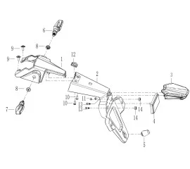 F15 后挡泥组合 REAR FENDER ASSY