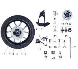 Rear wheel