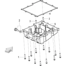 E12 OIL PAN ASSY (油底壳分总成)