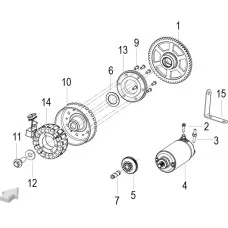 E10 ELECTRIC STARTER ASSY(电起动分总成)