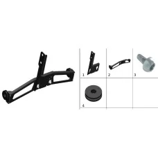 Fuel tank decorative cover bracket