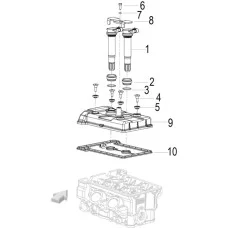 E02 CYLINDER HEAD COVER ASSY(气缸盖罩分总成)