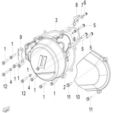 E12 LEFT COVER ASSY (左盖分总成)