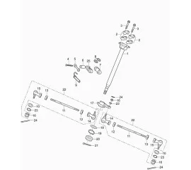 STEERING STEM PART (Without EPS)