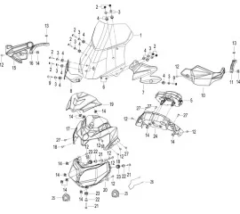 F15 前护罩 FRONT SHIELD ASSY.