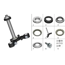 Steering column lower plate