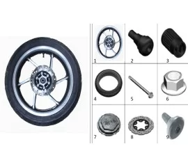 Rear wheel(matte black)