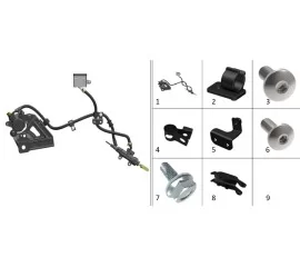 Rear disk brake assy