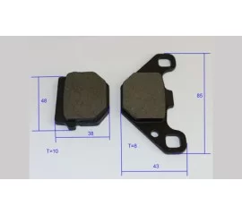 Колодки тормозные AG100